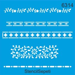 Kenar Desenleri - StencilSepeti