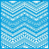 Kilim Deseni - Stencil Boyama Şablonu - 1