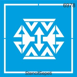 Kilim Deseni - Stencil Şablon - StencilSepeti