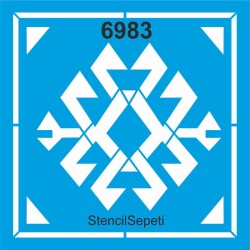 Kilim Deseni - Stencil Şablon - StencilSepeti