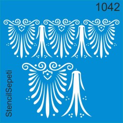 Klasik Anadolu Kenar Deseni - Stencil Şablon - StencilSepeti