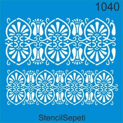 Klasik Anadolu Kenar Deseni - Stencil Şablon - StencilSepeti