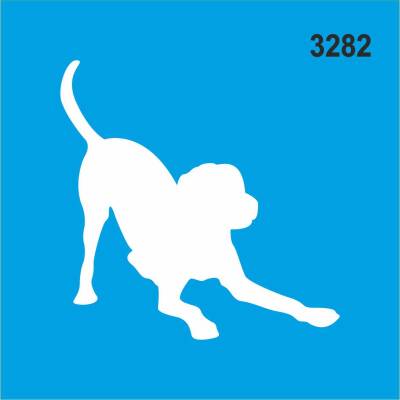 Köpek - Stencil Şablon - 1