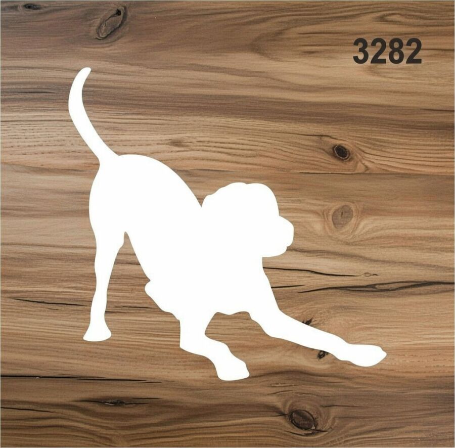 Köpek - Stencil Şablon - 2