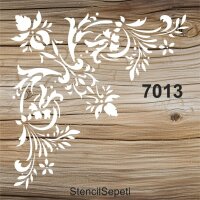 Köşe Deseni - Stencil Şablon - 2