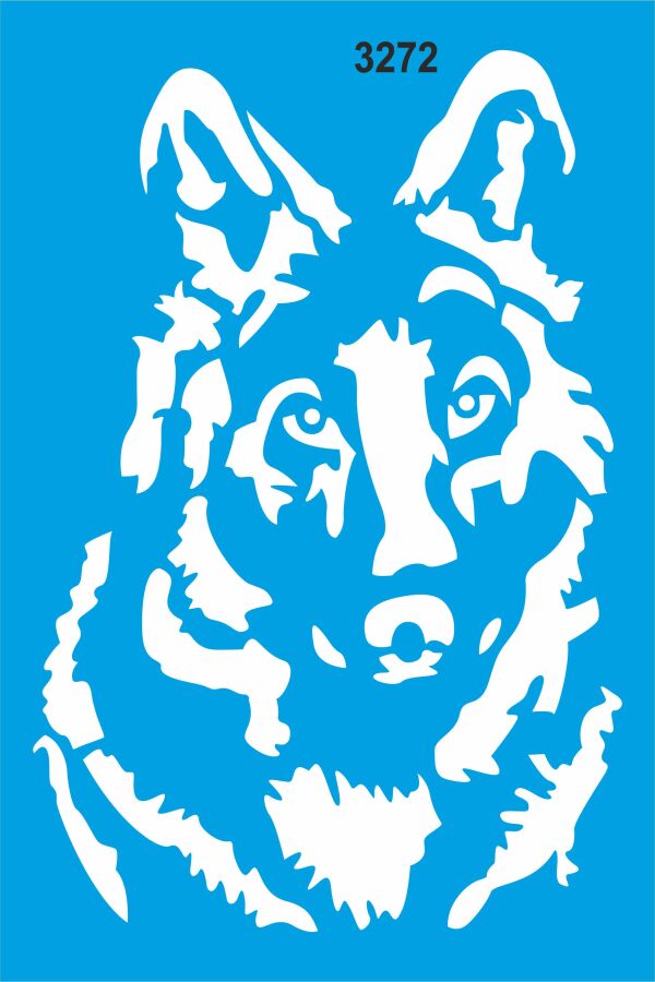 Kurt - Stencil Boyama Şablonu - 1
