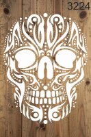 Kurukafa Deseni - Stencil Boyama Şablonu - 2
