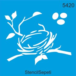 Kuş Yuvası - StencilSepeti