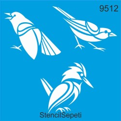 Kuşlar - StencilSepeti