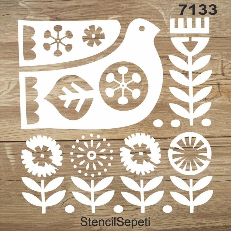 Kuşlar Ve Çiçekler - 2