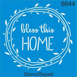 Kutsa Bizi Deseni - Stencil Boyama Şablonu - StencilSepeti