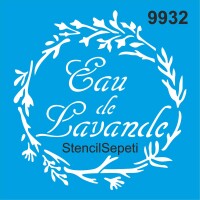 Lavanta - Stencil Boyama Şablonu - StencilSepeti