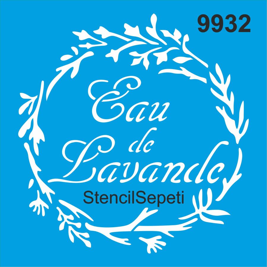 Lavanta - Stencil Boyama Şablonu - 1