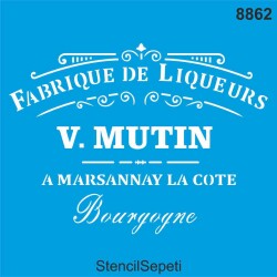 Likör Fabrikası - StencilSepeti