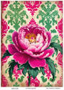 Lineart Pirinç Dekopaj - PEONY5- 29x42cm - Lineart Craft