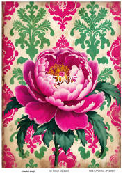 Lineart Pirinç Dekopaj - PEONY5- 29x42cm - 1