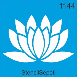 Lotus Çiçeği - StencilSepeti