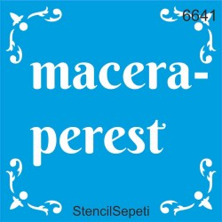 Maceraperest - StencilSepeti
