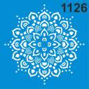 Mandala Desen - Stencil Boyama Şablonu - 1
