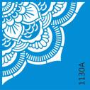 Mandala Desen (Köşe) - StencilSepeti