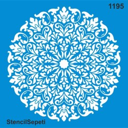 Mandala Deseni - Stencil Şablon - StencilSepeti