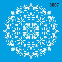 Mandala - Stencil Boyama Şablonu - StencilSepeti