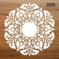 Mandala - Stencil Boyama Şablonu - 2