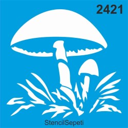 Mantar - Stencil Şablon - StencilSepeti