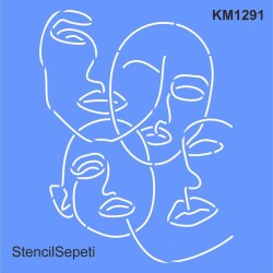Mask - Stencil Boyama Şablonu - StencilSepeti