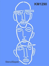 Mask - Stencil Desen Şablonu - StencilSepeti