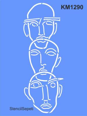 Mask - Stencil Desen Şablonu - 1