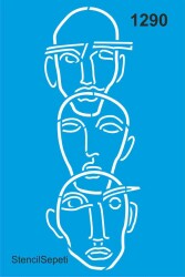 Mask - Stencil Desen Şablonu - StencilSepeti