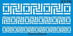 Meander Desen - StencilSepeti