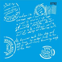 Mektup - Stencil Boyama Şablonu - StencilSepeti