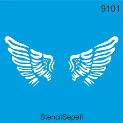 Melek Kanatları - StencilSepeti