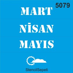 Mevsimler; Bahar - StencilSepeti