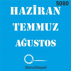 Mevsimler Yaz - StencilSepeti