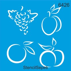Meyveler - StencilSepeti