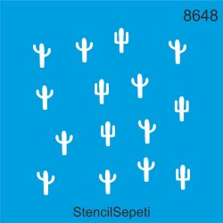 Mini Kaktüs - StencilSepeti