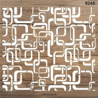 Modern Duvar Deseni - Stencil Boyama Şablonu - 2