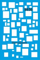 Modern - Stencil Desen Şablonu - StencilSepeti