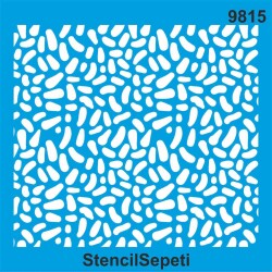 Mozaik Desen - Stencil Boyama Şablonu - StencilSepeti