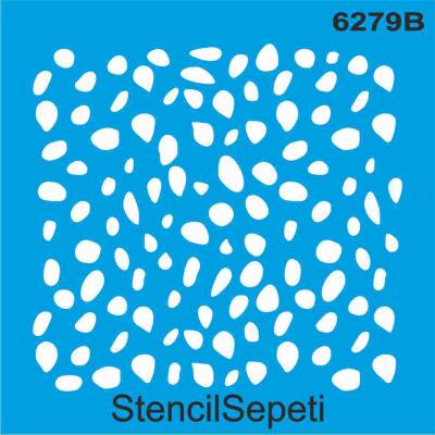 Mozaik Desen - Stencil Şablon - 1