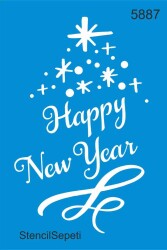 Mutlu Yıllar - StencilSepeti