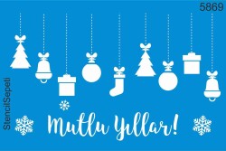 Mutlu Yıllar - StencilSepeti