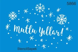 Mutlu Yıllar - StencilSepeti