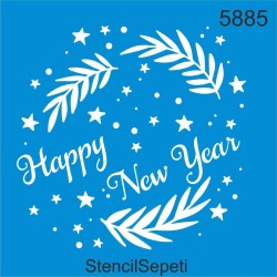 Mutlu Yıllar - StencilSepeti