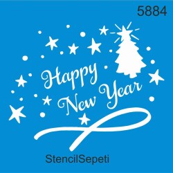 Mutlu Yıllar - StencilSepeti