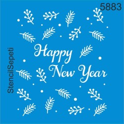 Mutlu Yıllar - StencilSepeti