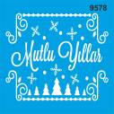 Mutlu Yıllar - StencilSepeti